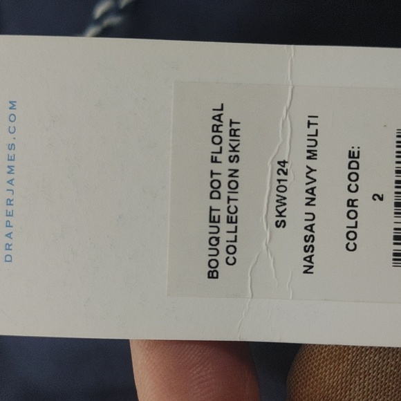 Draper James Bouquet Dot Floral Collection Ruffle Skirt - Picture 6 of 10